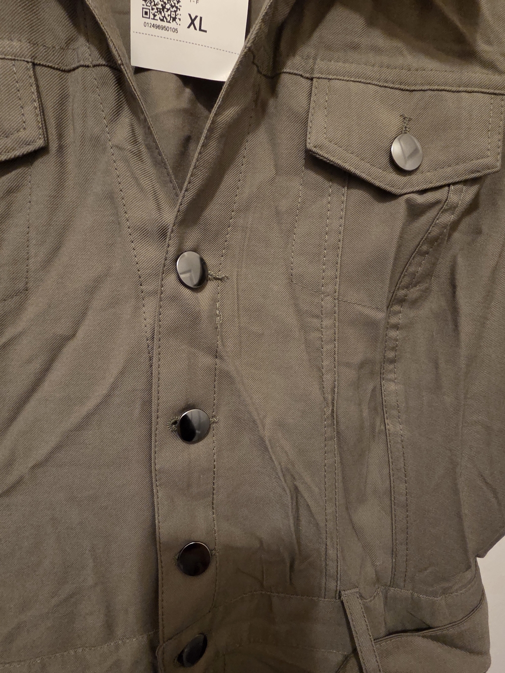 Forever 21 Olive Green Utility Jumpsuit XL NWT - Picture 5 of 6